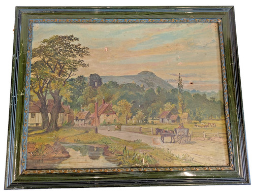 Signed cooper victorian - c.cooper, oil