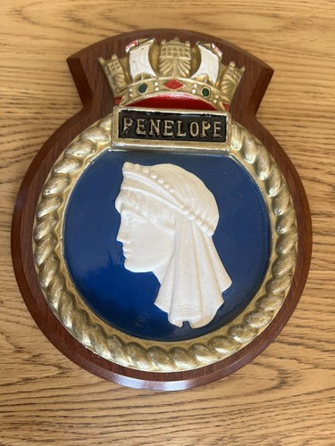 Hms penelope ship - penelope, crest