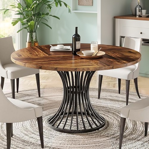 Inch round farmhouse dining - 47,