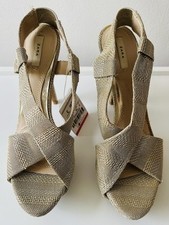 Zara Stiletto Heels in Glamorous Gold - New - Size 4 / 37  - Orig.  Price £49.99