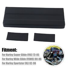 Black Battery Top Cover For Harley Wide Glide FXWG 80-86 Sportster XL 82-96 FXE