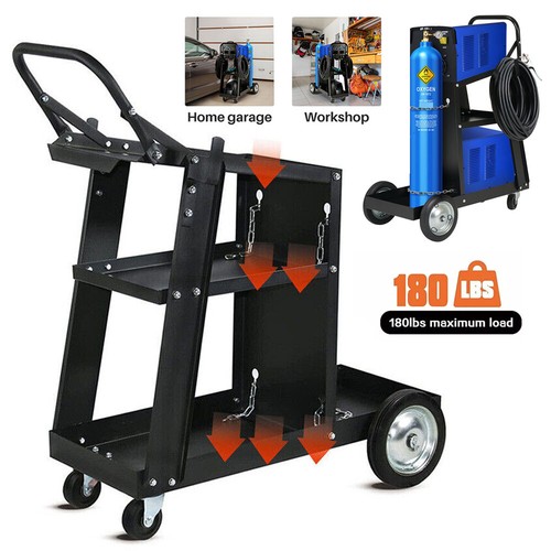 Rolling welding cart - welding, 3-tier
