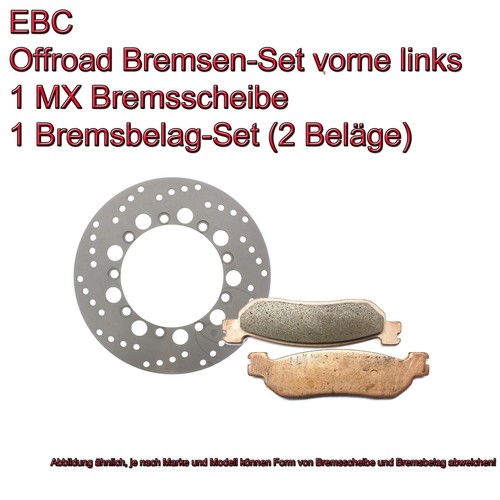 Ebc brake set - offroad, disc