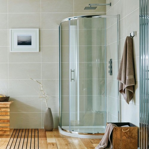 Single sliding door quadrant - sliding,
