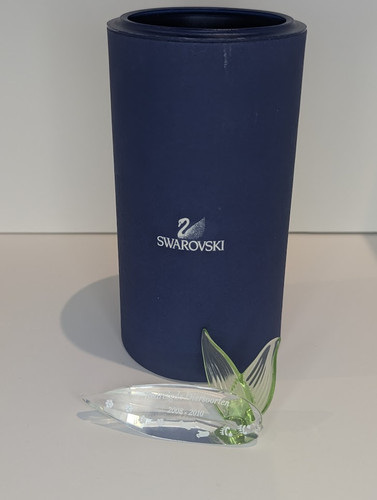 Swarovski title plaque - title,