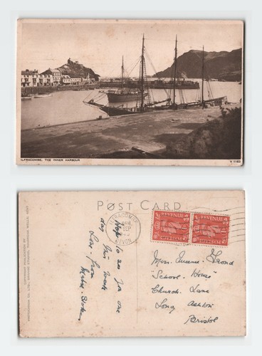 Vintage postcard ilfracombe - vintage,