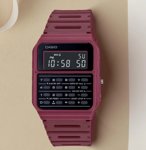 Casio 53wf red - casio,