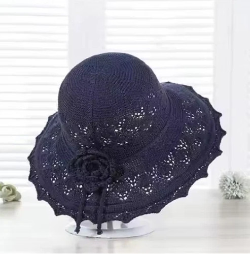 Ladies foldable sun cap beach - foldable,