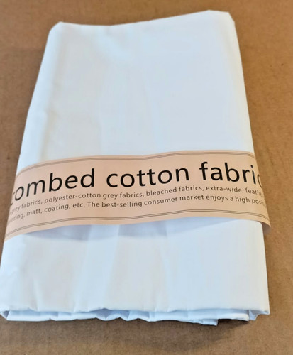 White cotton canvas fabric - white,