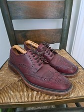 Loake 1880 Oxford Brogues 6.5 Shoes Chester Burgundy Leather England Oxblood 