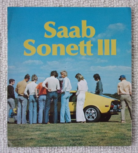 Saab sonett iii orig 1974 - iii, usa