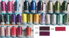 Marathon Embroidery Machine Thread-Polyester 5000M  **** NEW COLOURS****