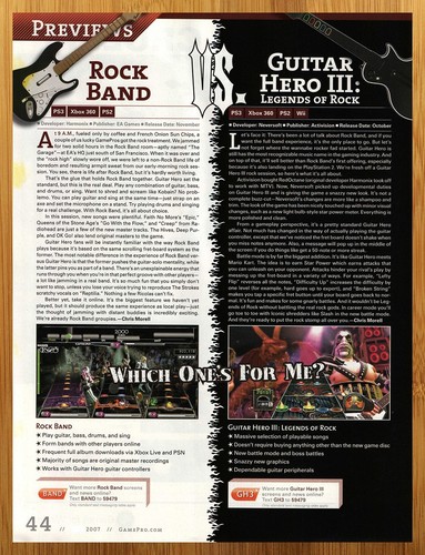 2007 rock band - 2007, iii