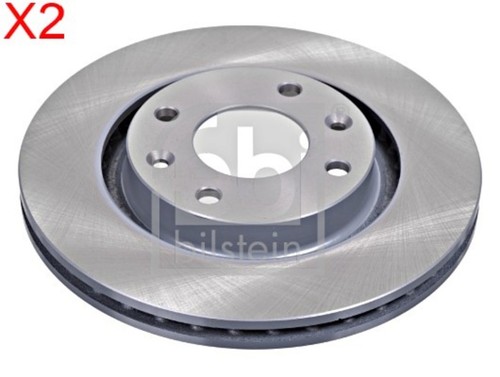 Febi x2pcs front - x2pcs, brake