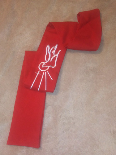Clergy priest long - clergy, red