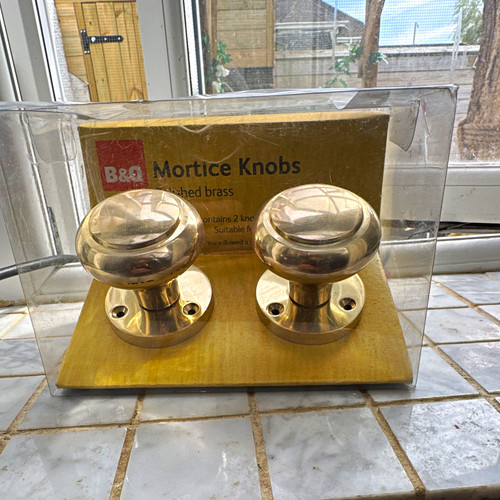 Mortice knobs polished - knobs,