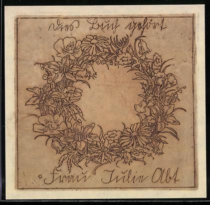 Exlibris freni julie abt - freni,