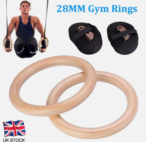 Wooden gymnastic rings - gymnastic,