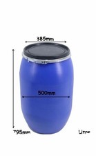 Use 120 litre quality - litre, plastic