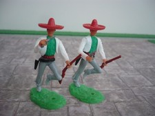 ELASTOLIN  2 WILD WEST MEXICAN FIGURES  TOY SOLDIERS