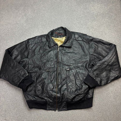 Leather flying jacket adult - jacket,