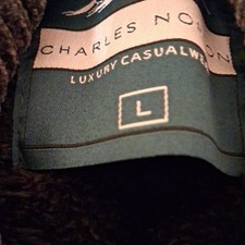 Charles Norton Zip Fleece Lined Mans  Cardigan.