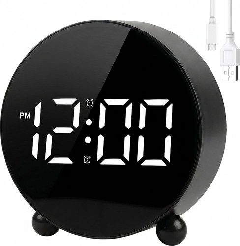 Digital alarm clock for heavy - digital,
