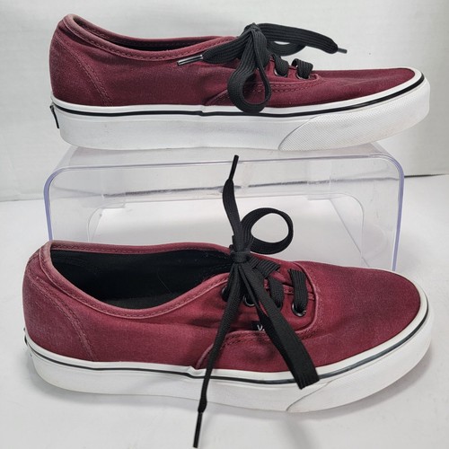 Vans red canvas sneakers - vans,