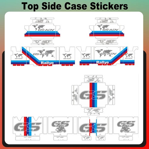 Aluminum box stickers - aluminum, bmw