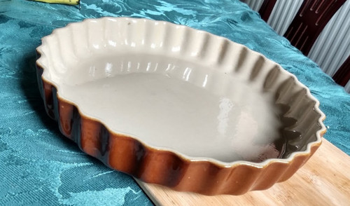 Vintage pie flan quiche - , tart