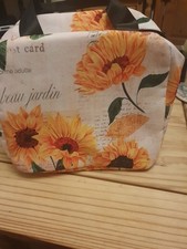 Sunflower Print Lunch Bag Unisex