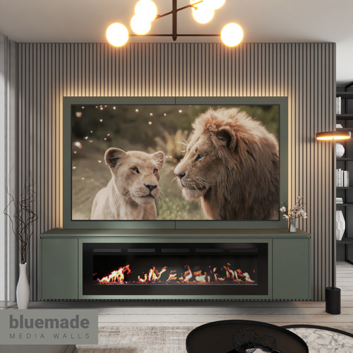2200mm media wall furniture - tv,