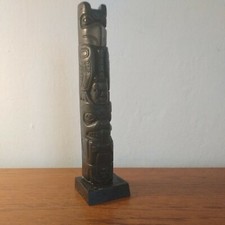 VINTAGE CANADIAN TRIBAL POLE REPLICA  23CMS TALL