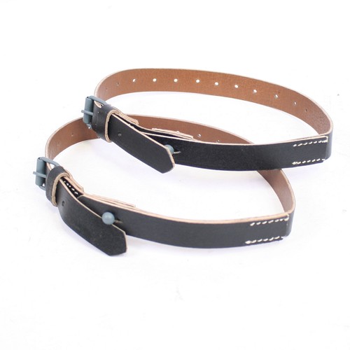 Replica black leather zeltbahn - leather,