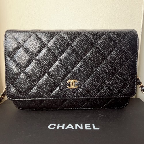 Chanel classic wallet chain - classic, on