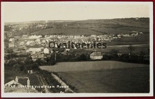 RP Par from Mount showing GWR railway line Katheen Rundell postcard Cornwall