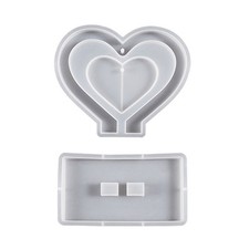 Large Photo Frame Resin Molds Heart Shape Silicone Mold for Epoxy Resin DIY