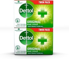 Detol Antibacterial Soap Bar Multipack, 2 X 100G