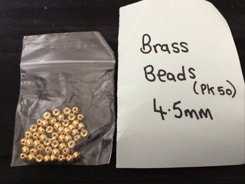 Fly tying brass - beads, gold