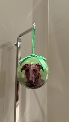 Greyhound christmas ornament - christmas,