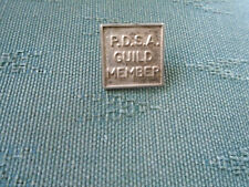 VERY OLD PDSA GUILD MEMBER - FOR SICK ANIMALS - METAL BADGE - GAUNT BIRMINGHAM