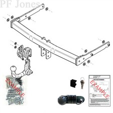 Tow-Trust Towbar for Audi A6 Estate 2011-2018 - Detachable Tow Bar