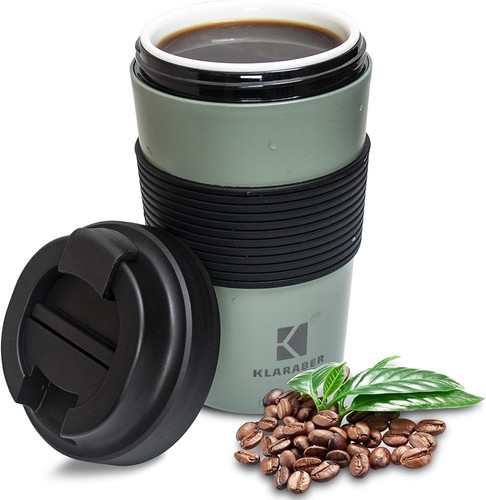 Ceramic travel mug with - ceramic,