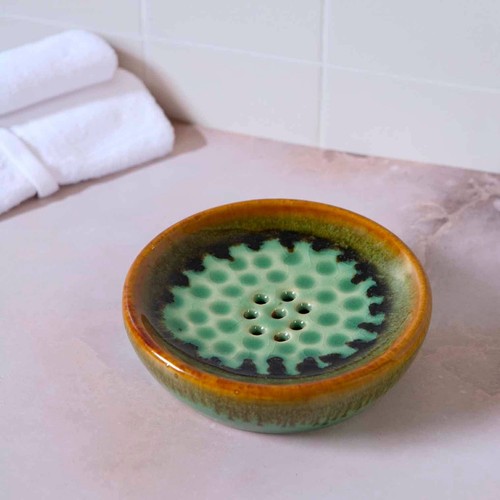 Sea urchin soap - soap, dish