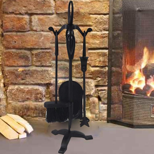 Black piece fireplace - 5,