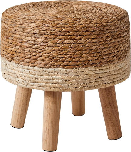Footstool natural seagrass - footstool,