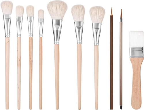 Pcs pottery glaze brushes - pcs,