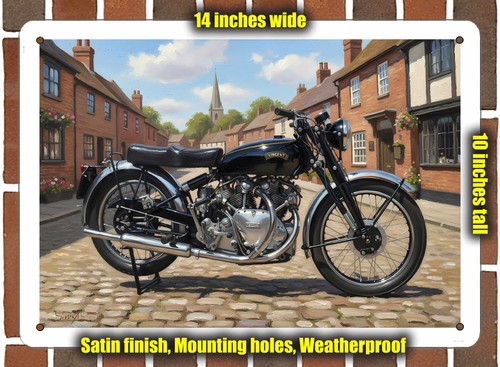 Metal sign 1948 vincent - -,