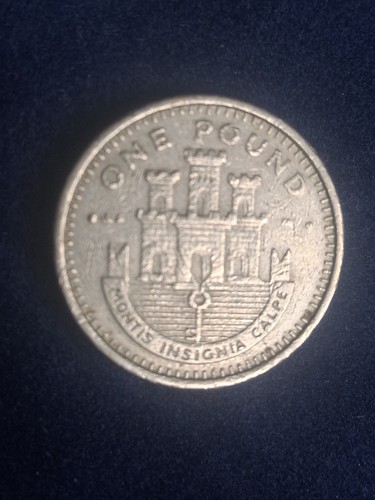 Rare gibraltar one pound - gibraltar, £1