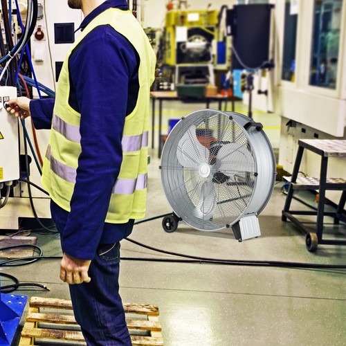 Industrial drum fan - cm,
